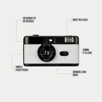 VitaCam ƒ(x) Film Camera Luna e Notte