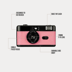 VitaCam ƒ(x) Film Camera Rosa Cipria