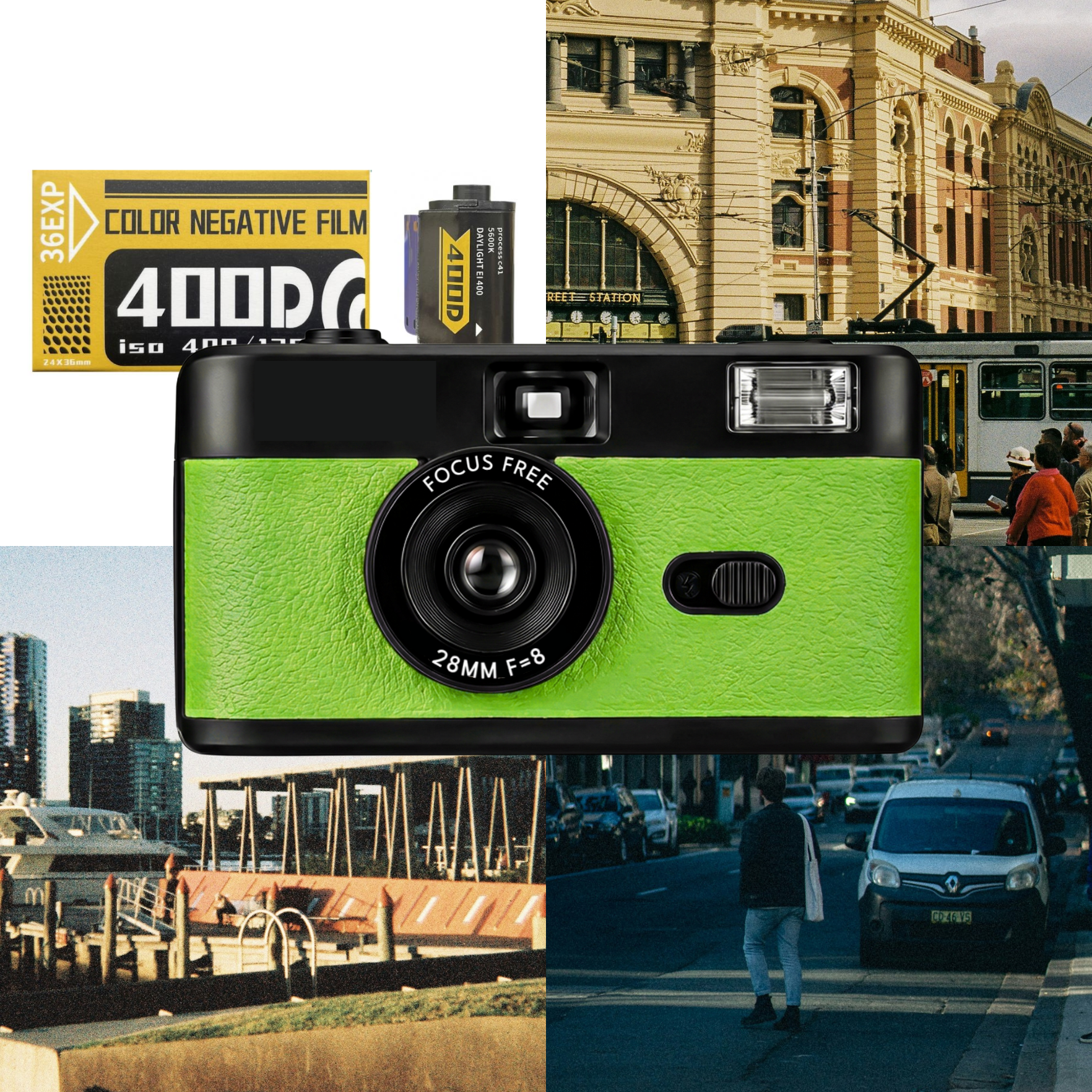 VitaCam ƒ(x) Film Camera Verde Salvia